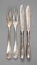 Silber vier Teile Obstbesteck Jugendstil