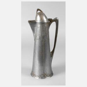 Albin Müller Hohe Jugendstilkanne