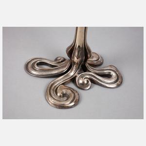 Große dreiflammige Jugendstilgirandole