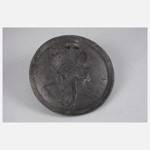 Wandplatte nach Alfons Mucha