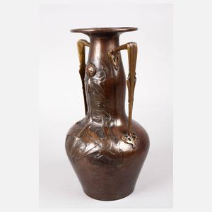 Jugendstilvase Disteldekor