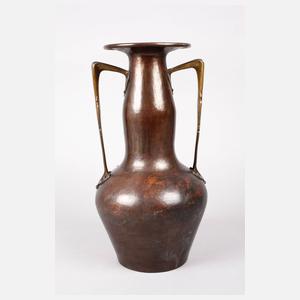 Jugendstilvase Disteldekor