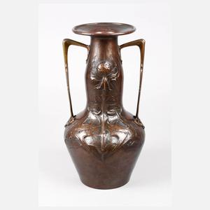 Jugendstilvase Disteldekor