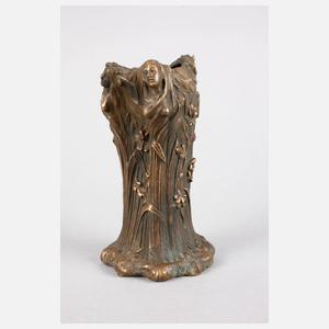 Bronzevase Jugendstil