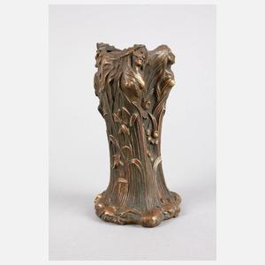 Bronzevase Jugendstil