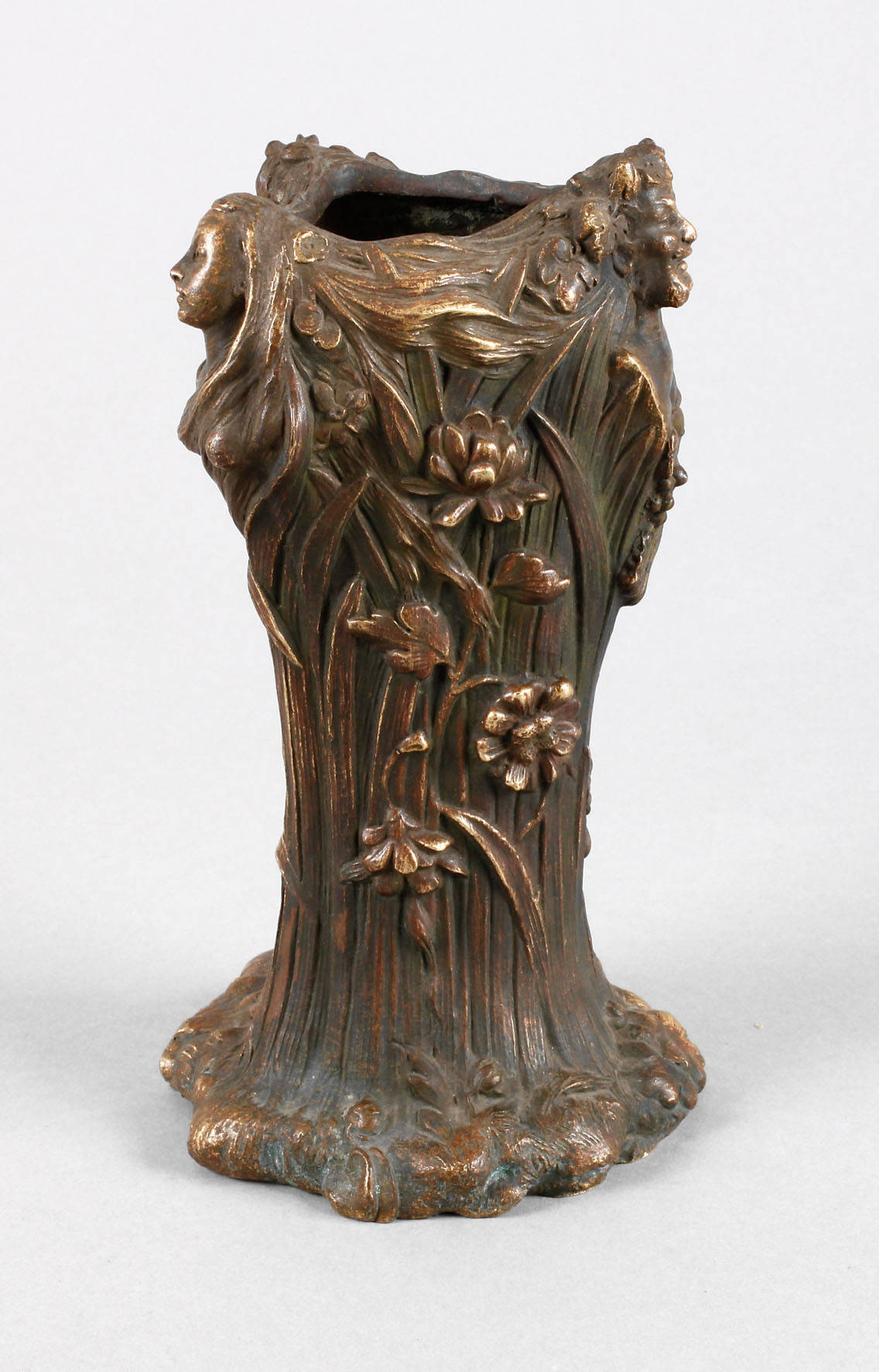 Bronzevase Jugendstil