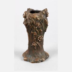 Bronzevase Jugendstil