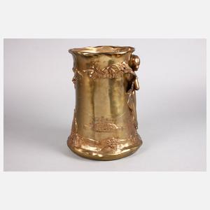 Jugendstil Sektkühler mit Rheinlandschaft