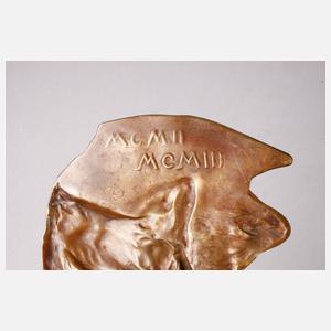 Neujahrsplakette Rudolf Ferdinand Marschall