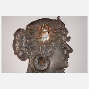 Paar Appliken nach Alfons Mucha