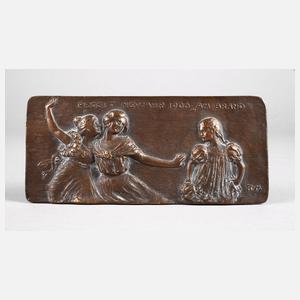 Plakette Rudolf Ferdinand Marschall