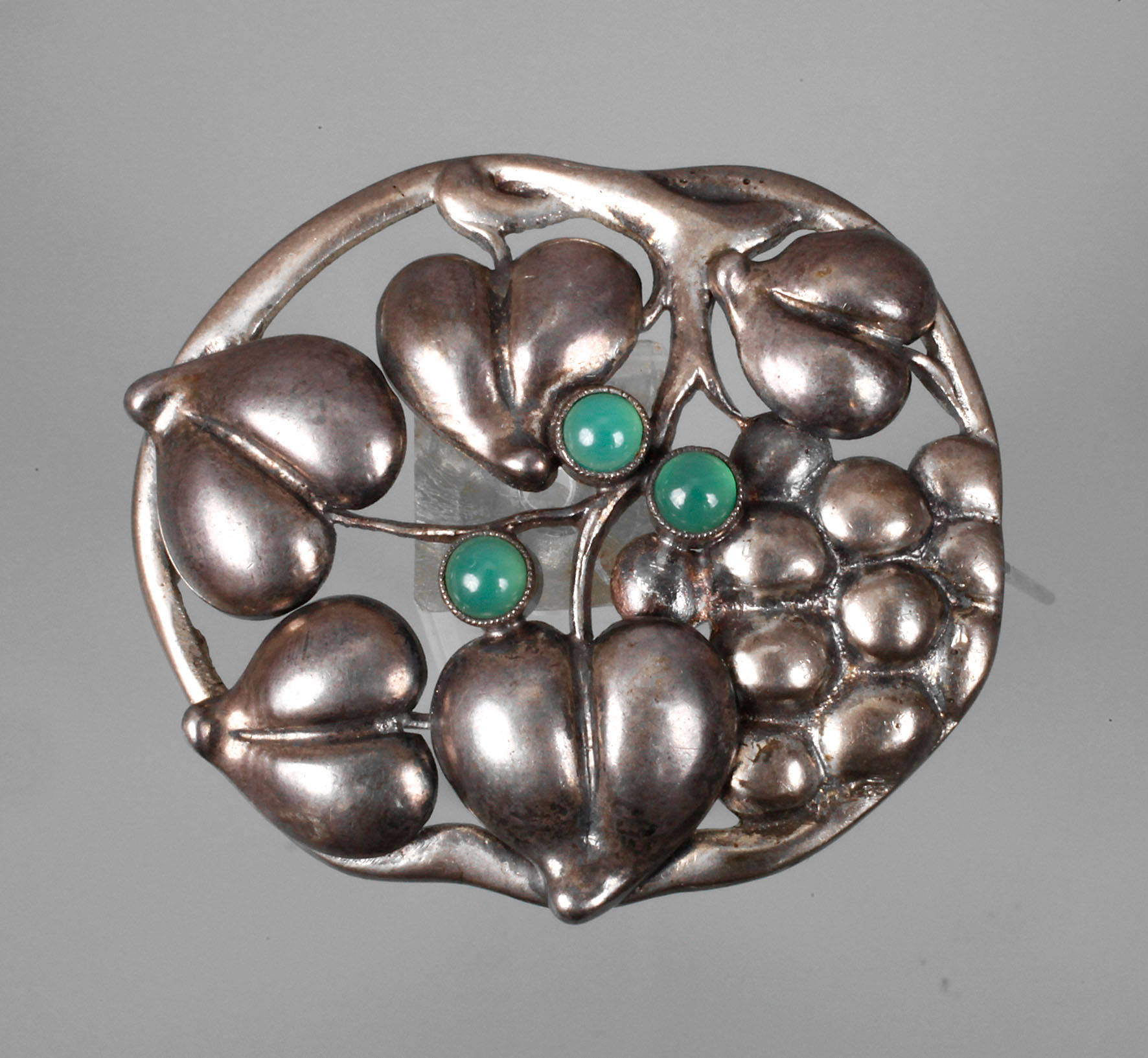 Theodor Fahrner Blattbrosche Jugendstil