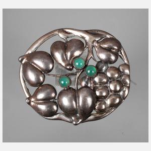 Theodor Fahrner Blattbrosche Jugendstil