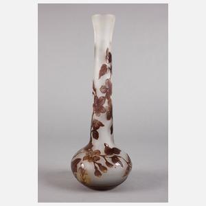 Émile Gallé Ätzglasvase