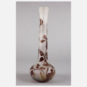 Émile Gallé Ätzglasvase