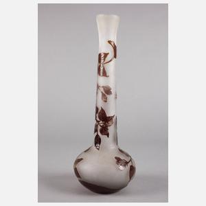 Émile Gallé Ätzglasvase