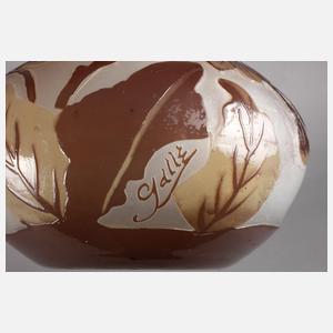 Émile Gallé Ätzglasvase