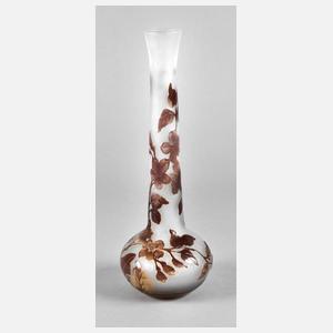 Émile Gallé Ätzglasvase