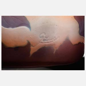 Emile Gallé Jardiniere Fuchsiendekor