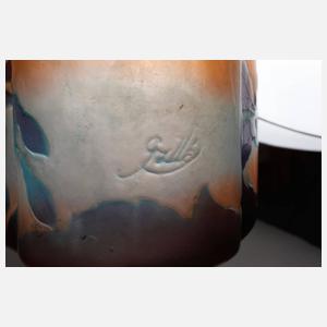 Emile Gallé Jardiniere Fuchsiendekor