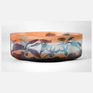 Emile Gallé Jardiniere Fuchsiendekor