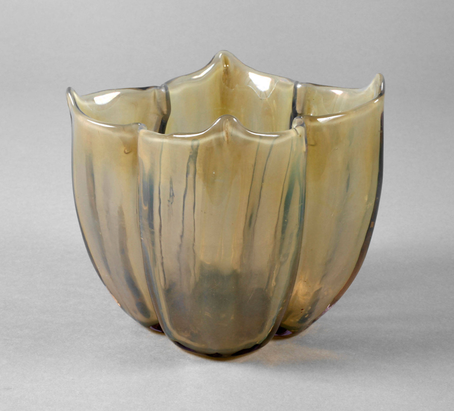 Jugendstilvase Opalglas