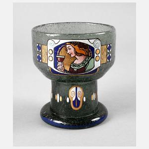 Poschinger großes Jugendstil-Pokalglas