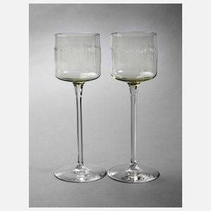 Paar Jugendstilrömer