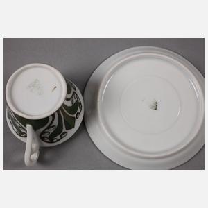 Burgau Mokkatasse Jugendstil