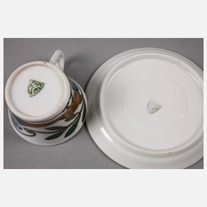 Burgau Mokkatasse Jugendstil