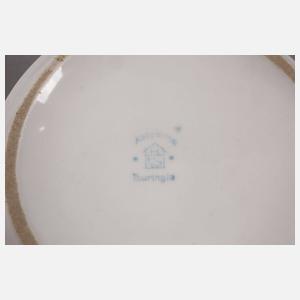 Katzhütte Deckeldose Jugendstil