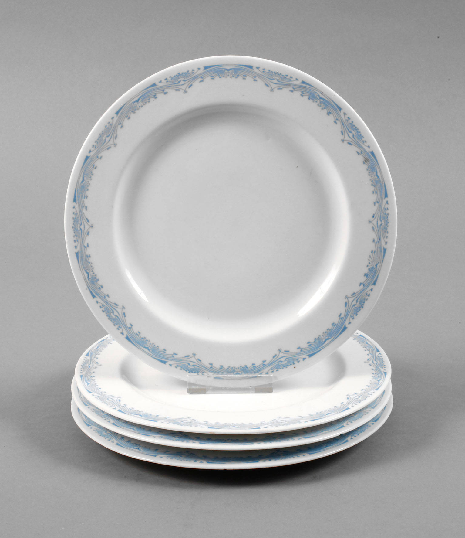 Meissen vier Teller Jugendstil