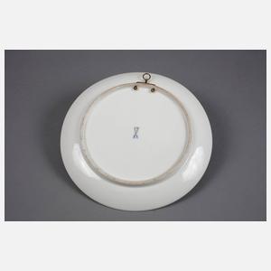 Meissen Wandteller Hausmalerei