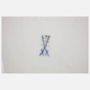 Meissen Wandteller Hausmalerei