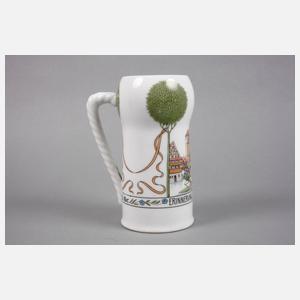 Nürnberger Erinnerungskrug Jugendstil