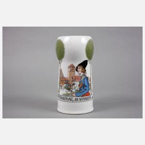 Nürnberger Erinnerungskrug Jugendstil