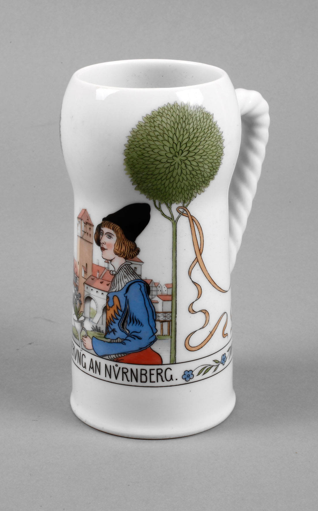 Nürnberger Erinnerungskrug Jugendstil