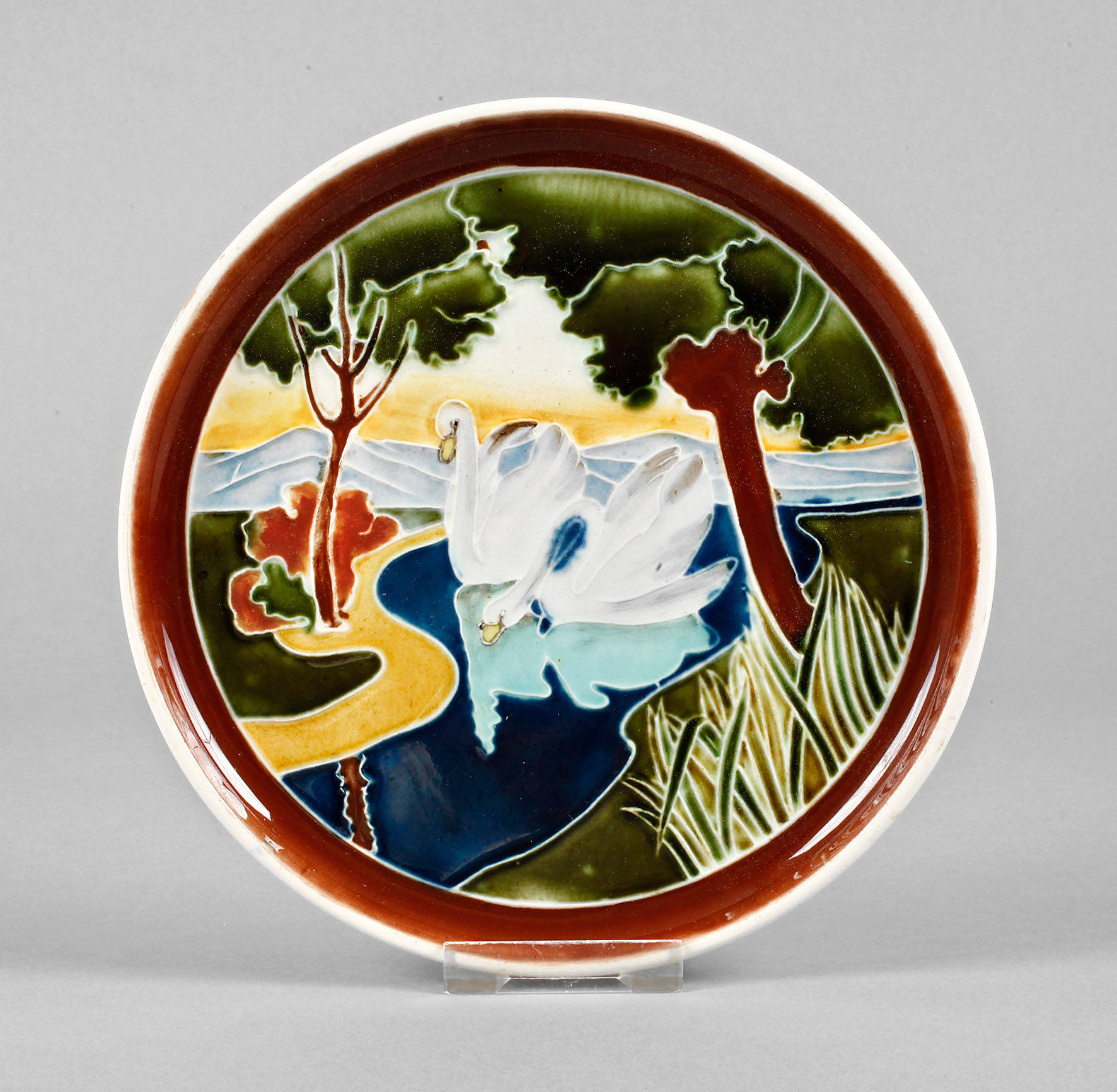 Kleines Jugendstiltablett J. von Schwarz