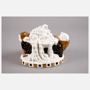 Meissen Teichert Jugendstilfigur mit Zwergen