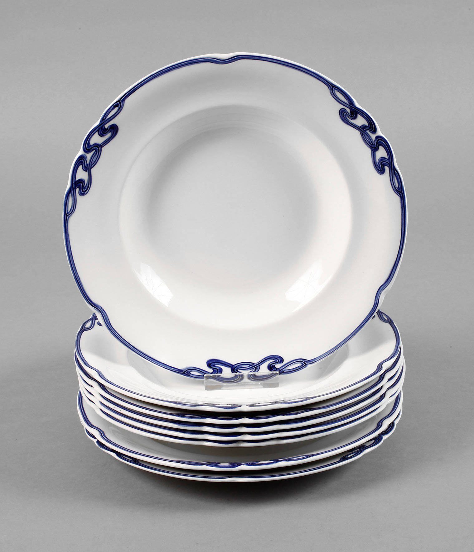 Villeroy & Boch acht Teller ”Blaue Olga”