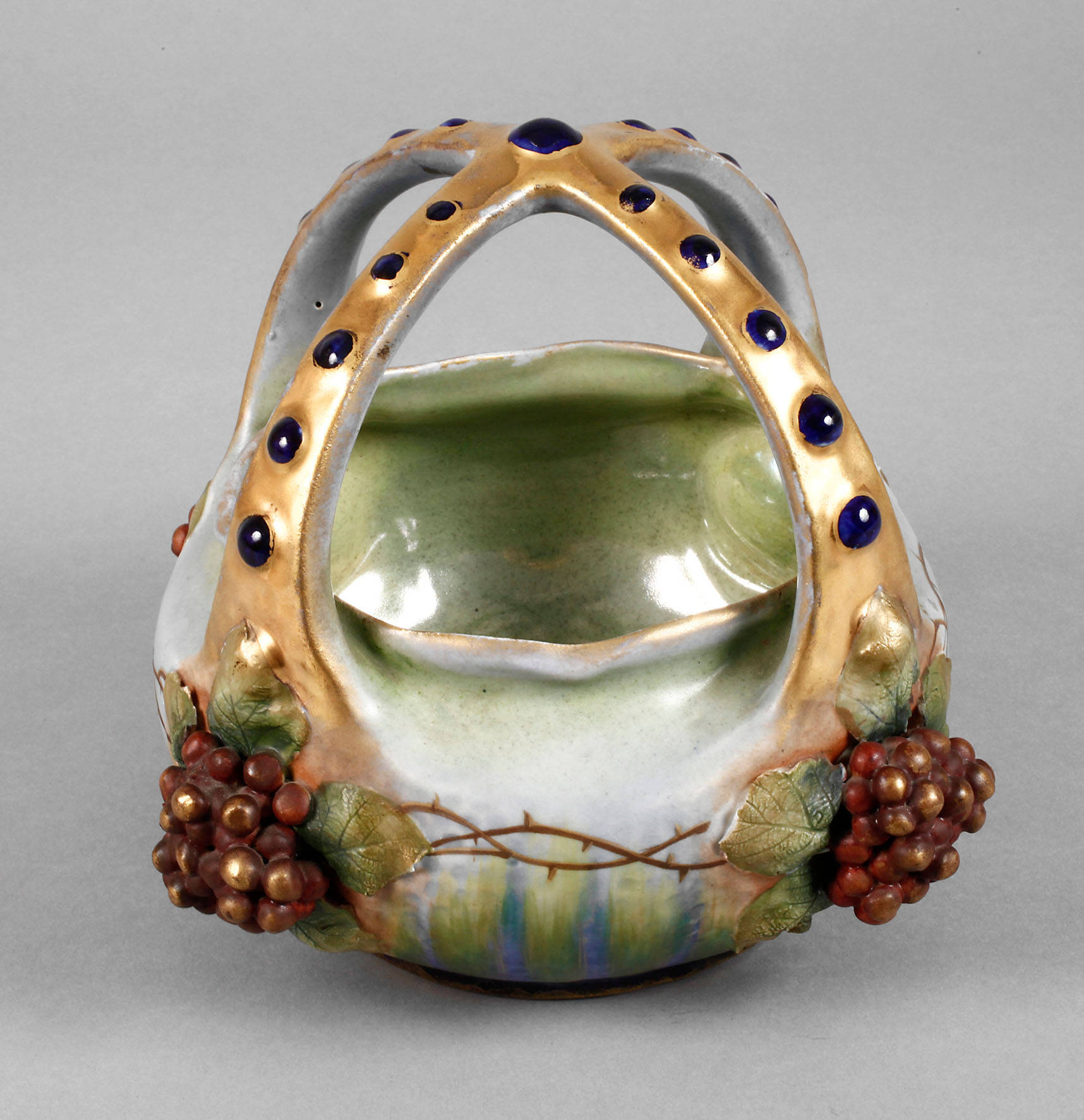 Amphora Henkelschale Brombeeren