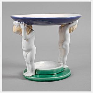 Michael Powolny figürlicher Tafelaufsatz