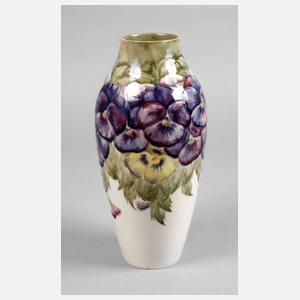William Moorcroft Vase Stiefmütterchendekor