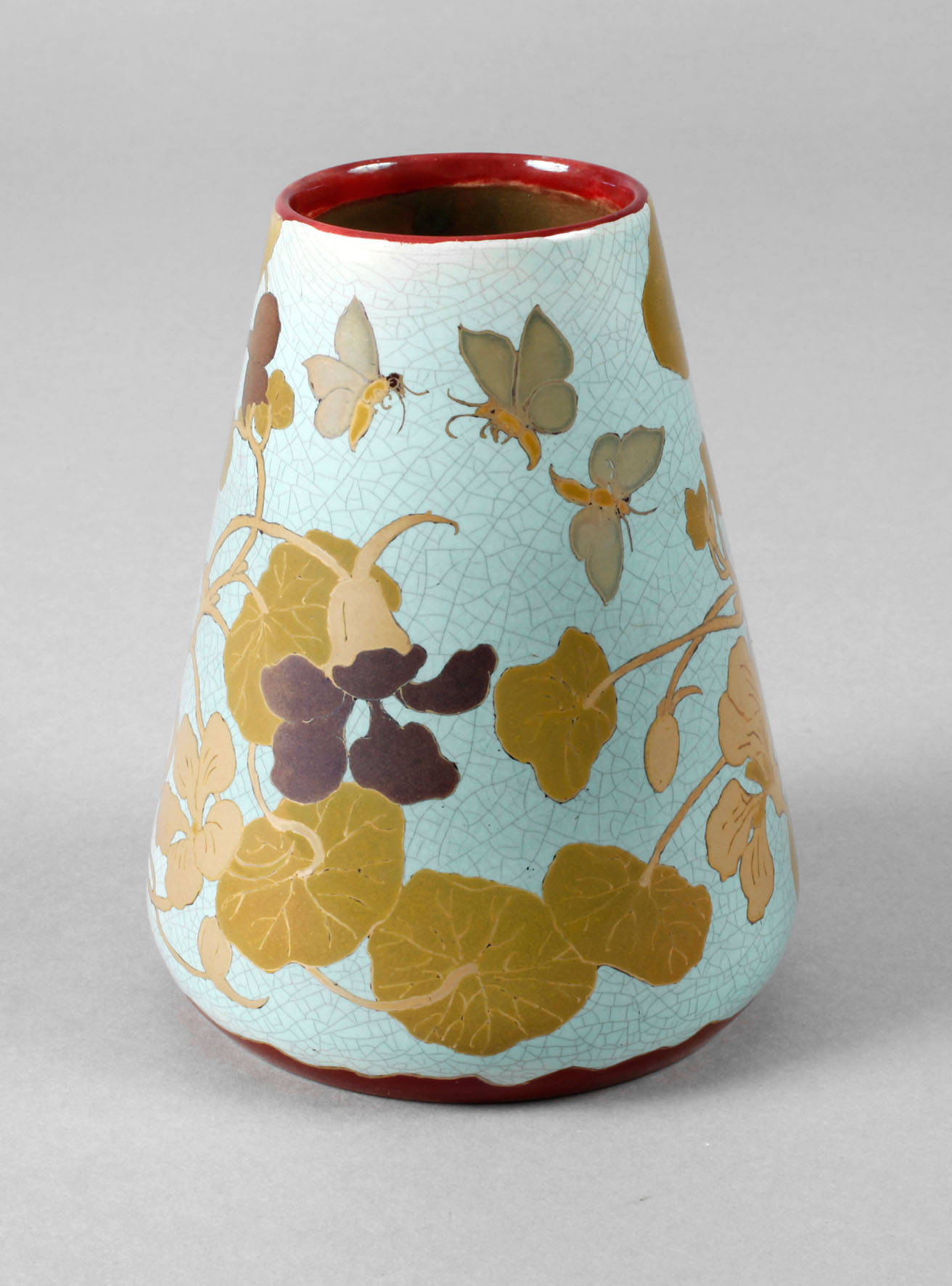 Zsolnay Pécs Jugendstilvase Unikat