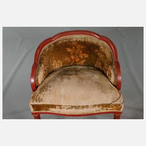 Drei Kleinmöbel Art deco