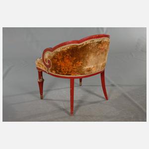 Drei Kleinmöbel Art deco