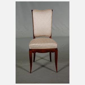 Sechs Stühle Art Déco