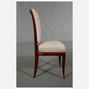 Sechs Stühle Art Déco