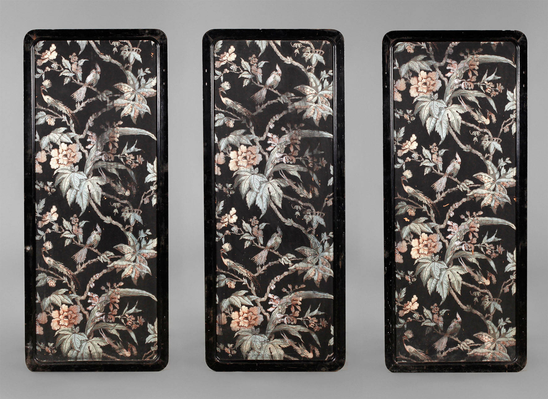 Drei Wandpaneele Art déco