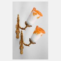 Paar Wandlampen Muller Freres111